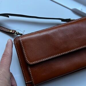 NWT azario small clutch shoulder walet purse